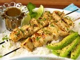 Coconut-Lime Chicken Kabobs