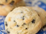 Lemon Blueberry Shortbread Cookies