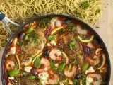 Mediterranean Chicken & Shrimp w/ Lemon & Feta