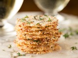 Parmesan Crisps with Thyme and Sea Salt