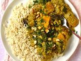 Aubergine, butternut and lentil massaman curry