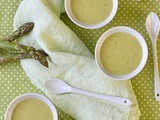 Chilled asparagus, coconut and lemongrass soup
