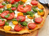 Neapolitan style tomato pizza