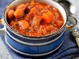 Smoky bean and tomato stew