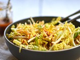 Winter slaw with ginger and sesame dressing