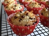 Coconut-Almond Muffins with Chocolate Chips