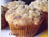 Dark Chocolate and Orange Muffins....#Recipesfromtheheart