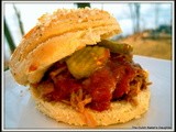 Root Beer Pulled Pork on Cheesy Biscuits....in 30 minutes