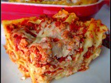 Skinny Lasagna #RedGoldRecipes
