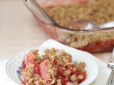 Gluten-free Strawberry Rhubarb Crisp (Vegan)