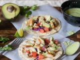 Grilled Chicken Tacos with Cilantro Crema (Gluten and Dairy Free)