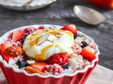 Mixed Berry Breakfast Couscous (Dairy Free & Gluten Free)