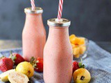 Paleo Strawberry Guava Smoothie (Vegan)