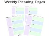 Printable Weekly Planner Pages