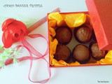 Choco-paneer truffles