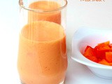 Papaya Milkshake Recipe | How to Make Papaya Milkshake Recipe | Easy Milkshake Recipe