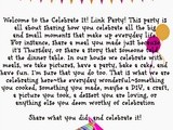 Celebrate It! Blog Link Party!! #4