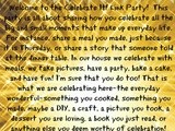 Celebrate It!  Blog Party #24