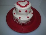 Chocolate Cake w/ Cherry Filling and Cream Cheese Frosting