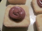 Chocolate Frosted Shortbread Bites