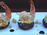 Crusted Seafood Mushroom Caps/#Foodie Extravaganza