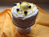 Lemon Blueberry Tortilla Layer Cake / #LemonWeek