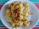 Shredded Potato Crusted Chicken/#FoodieExtravangza