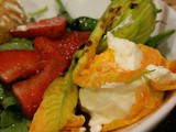 The Colorful Kitchen Sink | Stuffed Squash Blossom Summer Salad