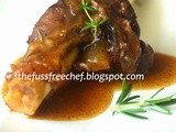Easter Recipes Back-to-back - Braised Lamb Shank with Herbs and Balsamic Reduction