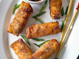 Air Fryer Pork and Vegetable Egg Rolls