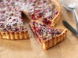 Brown Sugar Custard-Cranberry Tart