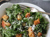 Kale Caesar Salad on the Light Side