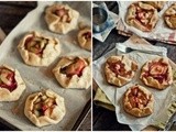 A Veggie Dilemma [Individual White Peach & Rhubarb Galettes with Rosewater Pastry]
