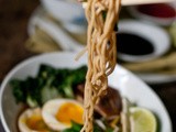 A Warm Bowl of Noodles [30-minute Red Miso Ramen with Soft Boiled Egg and Shiitake]