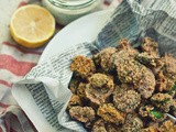New Homes, Routines and Fiddleheads [Crispy Baked Fiddleheads with Spicy Lemon-Sumac Yogurt Dipping Sauce]