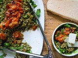 Shoots and Grains and Things [Spelt Salad with Pea-Shoot Pesto]