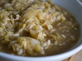 When Good Food Looks Bad [Rice and Smothered Cabbage  Soup]