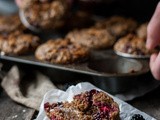 You Need a Snack [Blackberry Sour Cream Bran Muffins]