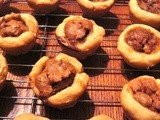 Christmas Baking!! Pecan Tarts start the cookie tray