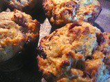 Cranberry Orange Muffins with Apple and Pecans