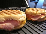 Egg and Canadian Bacon Panini