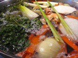 Fresh Herbed Chicken Stock, Asian Style Stock