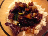 Mongolian Beef and Onions