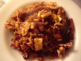 Pork Fried Rice with Toasted Walnuts