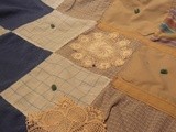 Repairing Patchwork Coverlet with Vintage Doilies