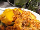Stuffed Bell Peppers with Mushrooms and Basil