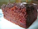 Three ingredient Chocolate Cherry Cake Box Cake