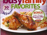 Cookbook Review...The Taste of Home Busy Family Favorites