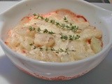 Creamy Brie Topped Potatoes