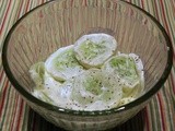 Cucumbers in Cream